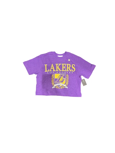 JUNK FOOD CLOTHING: LAKERS CROP TOP