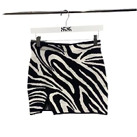 8586: ZEBRA PRINT MINI SKIRT
