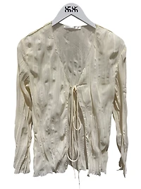 8586: THE SHEER CREAM TOP