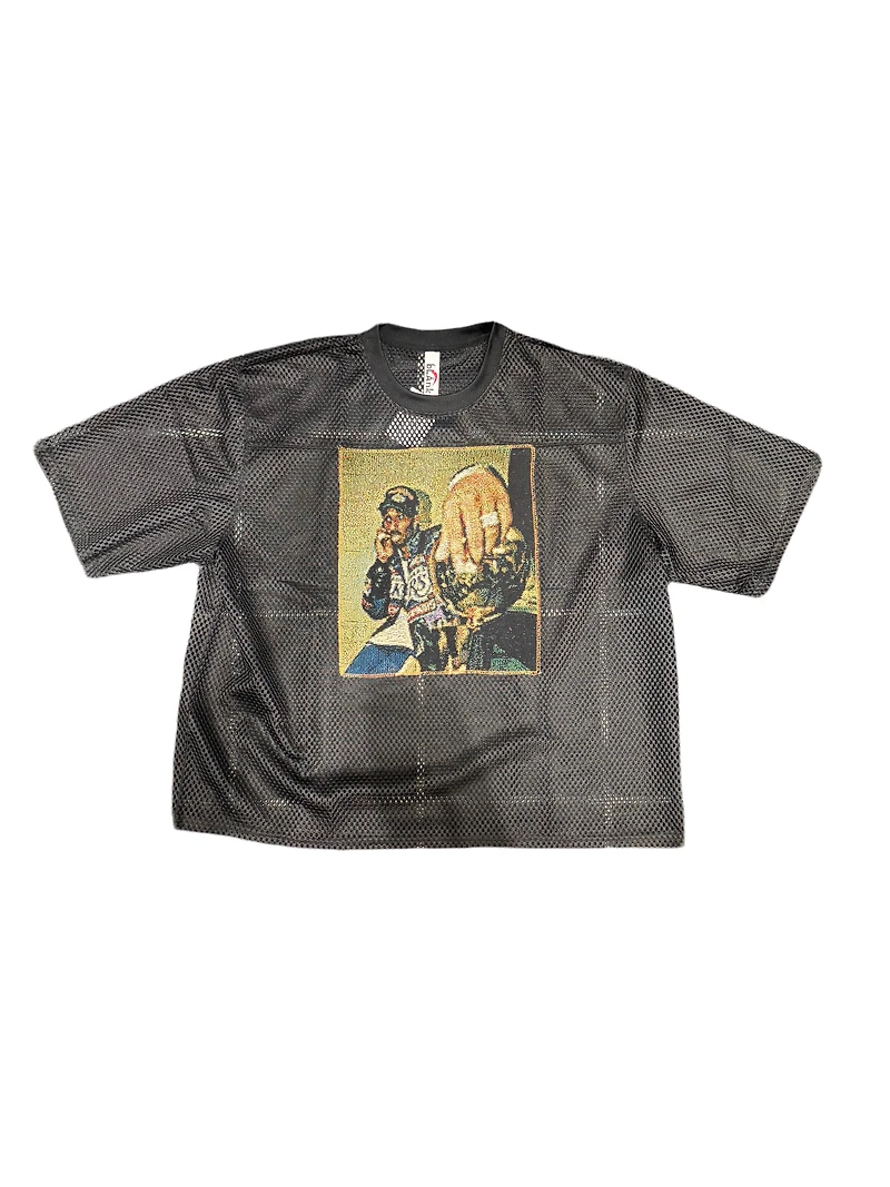 ANGEL GENTLE: K.BRYANT TAPESTRY JERSEY TOP