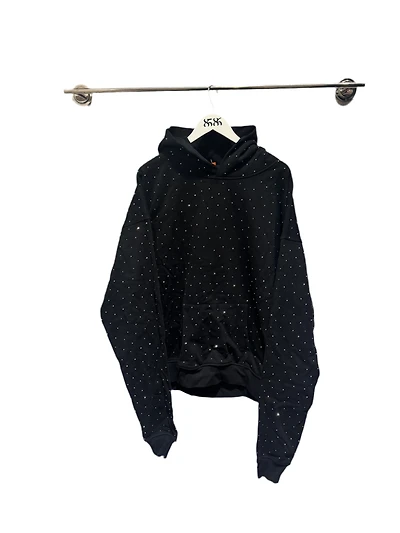 KNOTWTR RHINESTONE HOODIE: