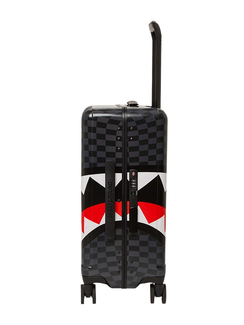 SPRAYGROUND: UNFINISHED SHARK CARRYON LUGGAGE