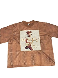 ANGEL GENTLE: BRANDY TAPESTRY JERSEY TOP