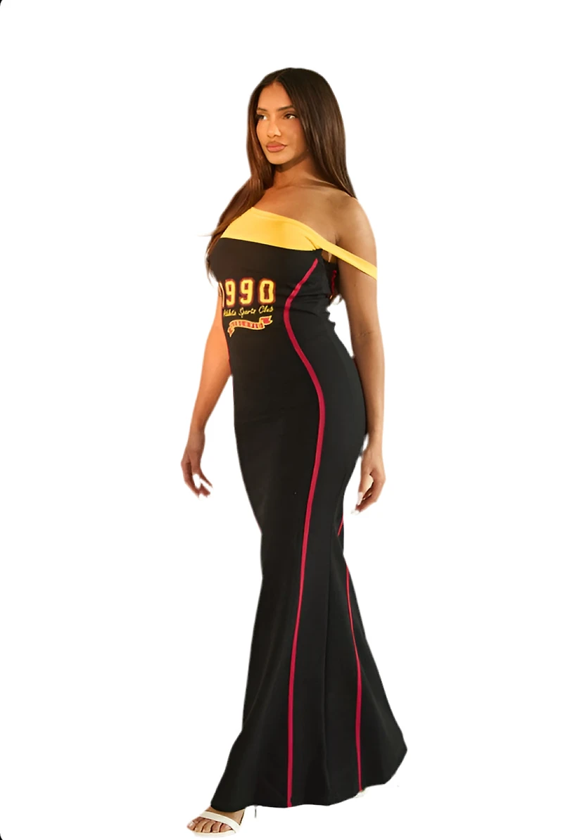8586: RETRO SPORT RACE DRESS