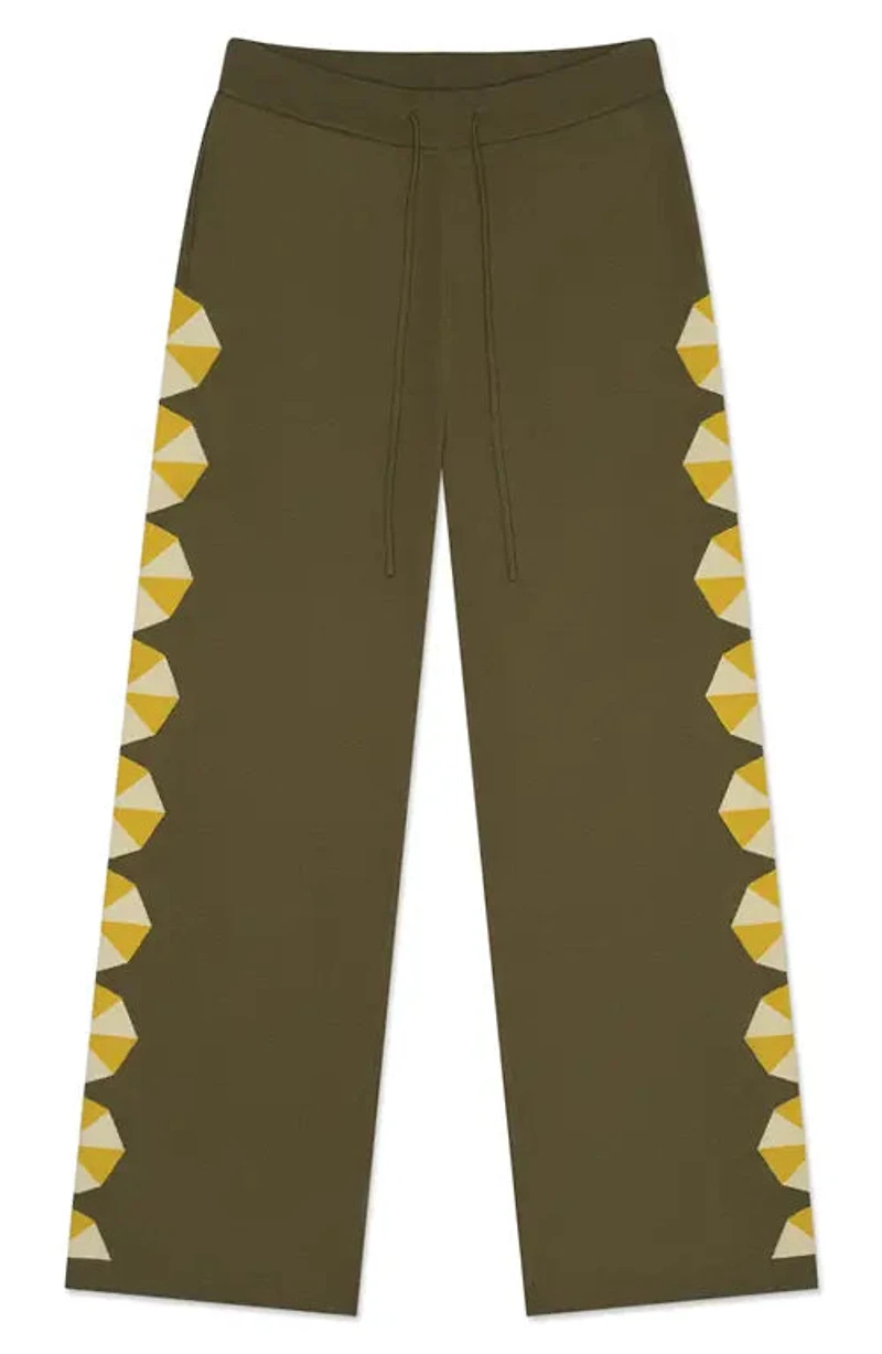 MAVRANS: GREEN UMBRELLA KNIT PANT