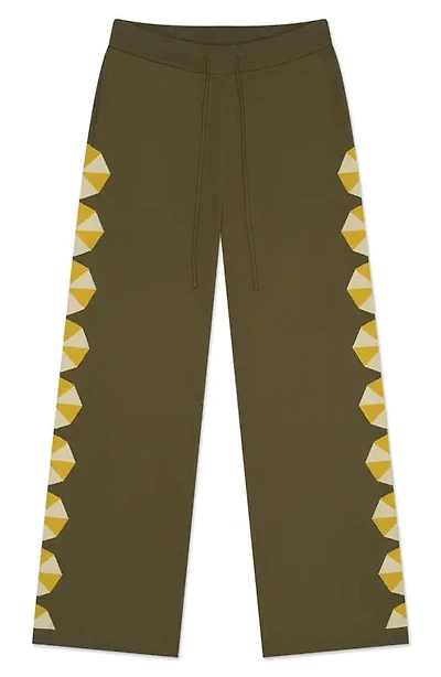 MAVRANS: GREEN UMBRELLA KNIT PANT
