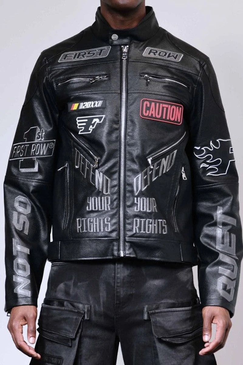 FIRST ROW: CAUTION NOT SO QUIET RACING JACKET