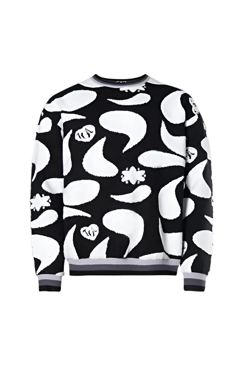 HIDEOUT CLOTHING:TOWEL BIG PAISLEY SWEATER