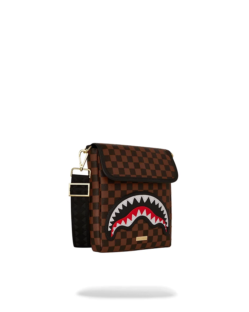 SPRAYGROUND: SAWTOOTH SHARKS IN PARIS MESSENGER SLING BAG