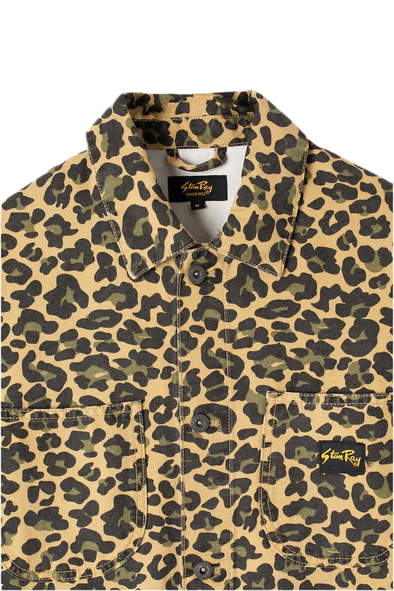 STAN RAY: LEOPARD CAMOFLAUGE COVERALL JACKET
