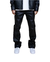 EPTM: MATEO WOVEN FAUX LEATHER PANTS