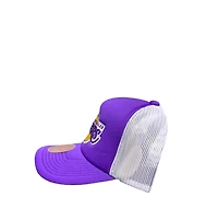 MITCHELL & NESS: NBA OFF THE BACKBOARD TRUCKER  HAT -LAKERS