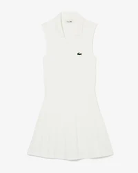 Lacoste white V-neck tennis dress