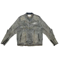 FIRST ROW: MOTOR RACING Y2K DENIM JACKET
