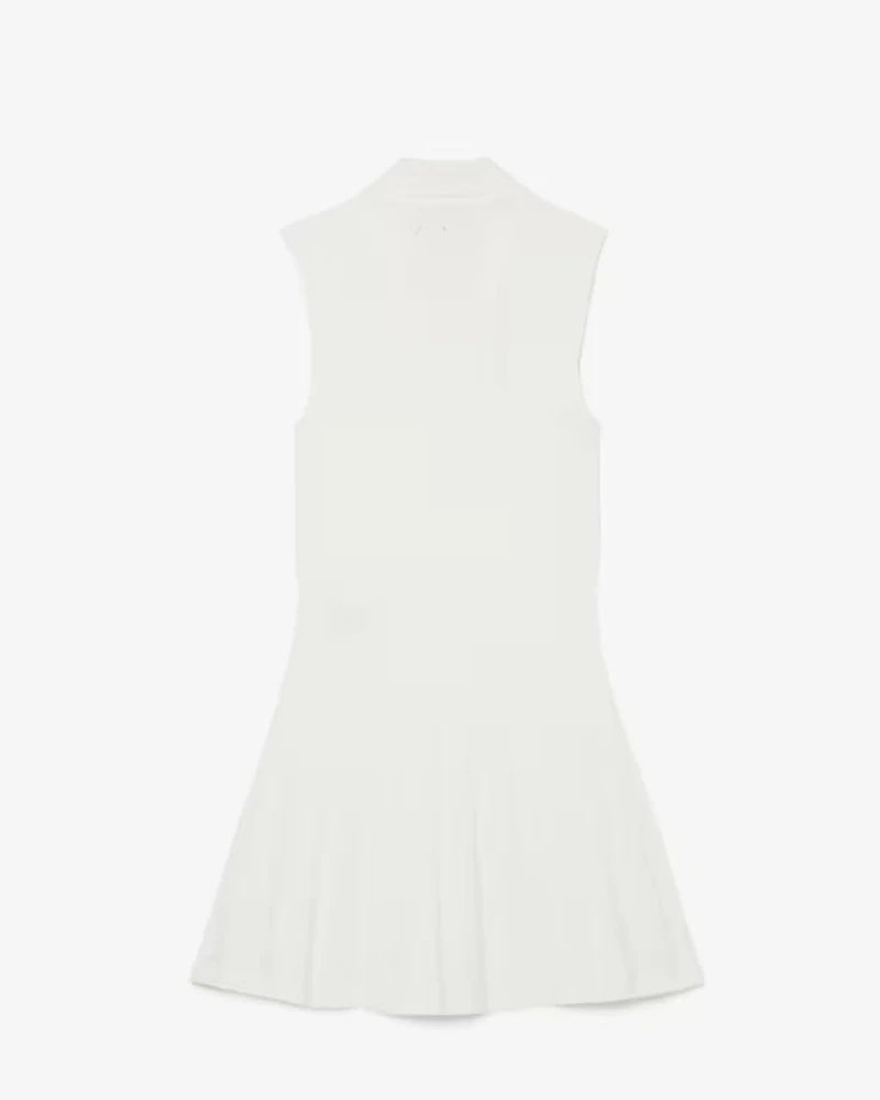Lacoste white V-neck tennis dress