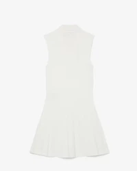 Lacoste white V-neck tennis dress