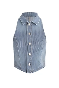 HUDSON: RAILROAD STRIPE VEST