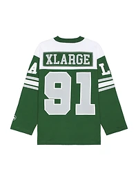 XLARGE: LONG SLEEVE FOOTBALL TEE