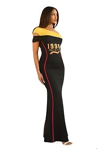 8586: RETRO SPORT RACE DRESS
