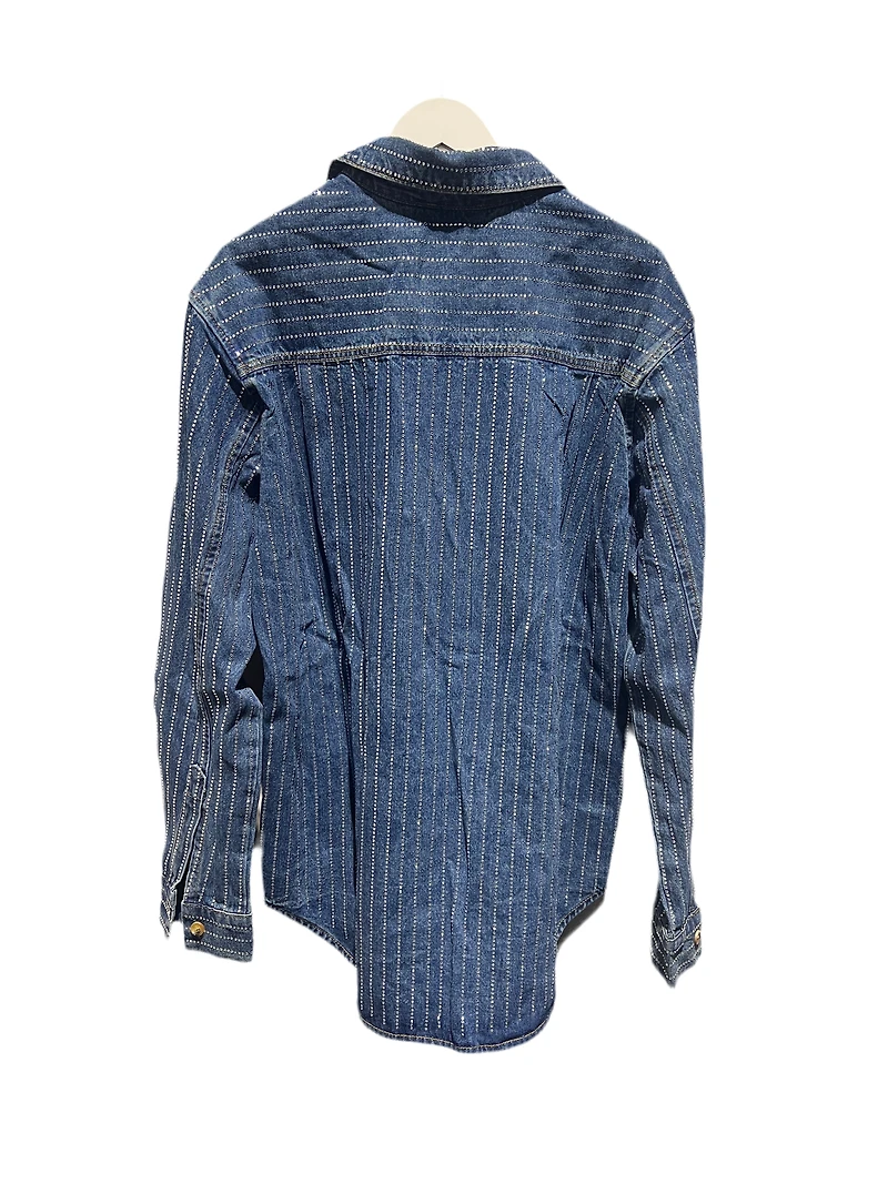 Beulah Rhinestone Denim Jacket