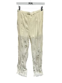 8586: THE SHEER CREAM PANTS