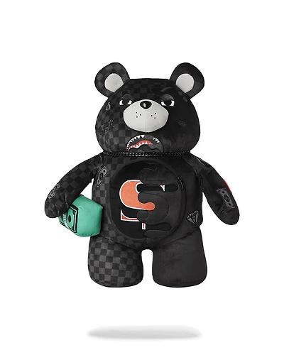 SPRAYGROUND: UNFINISHED SHARK BEAR BACKPACK