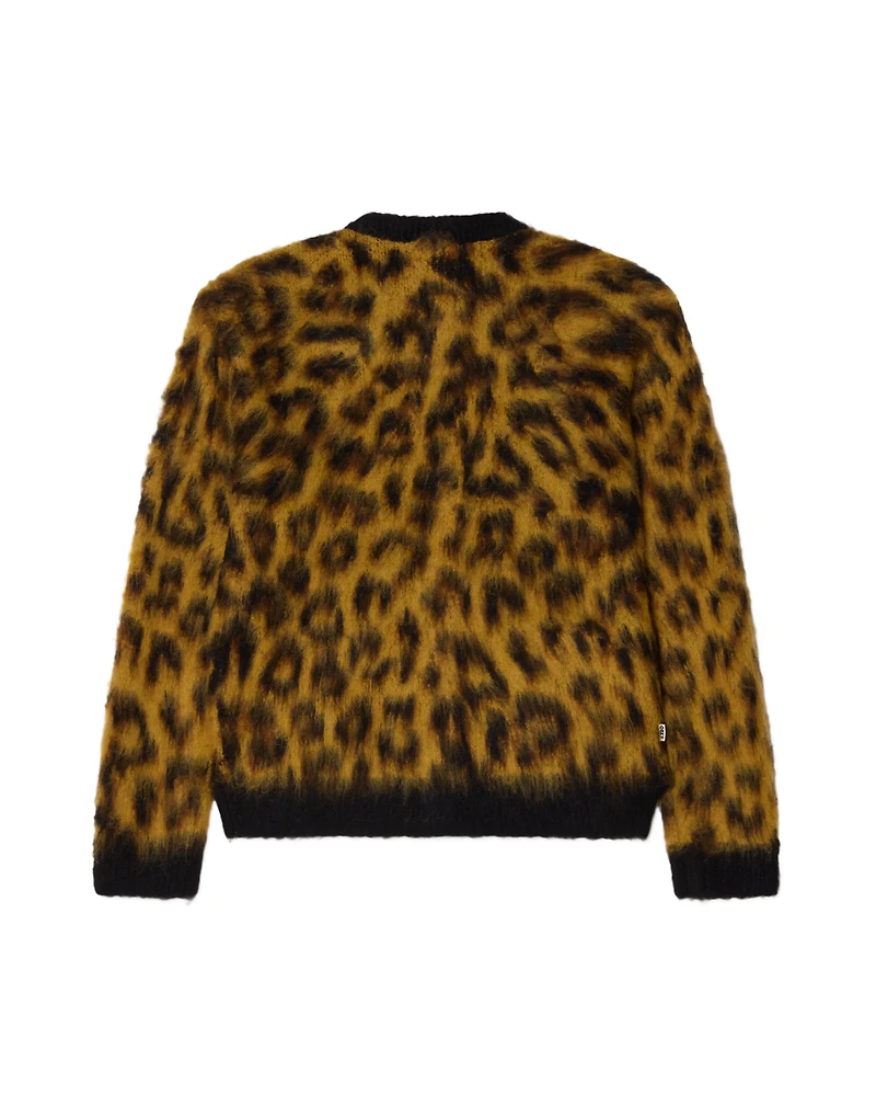 OBEY: PATRON CARDIGAN LEOPARD