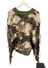 ALPHASTYLE: CAMO CARDIGAN