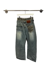 AELFRIC EDEN: BAGGY BARREL DOUBLE WAIST JEANS