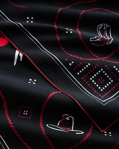 PENDLETON: COWBOY BLACK BANDANA