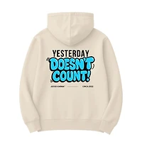 UMBRELLA BY J FRENCH: YESTERDAY DOESNT COUNT HOODIE