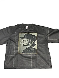 ANGEL GENTLE:COWBOY CARTER JERSEY TAPESTRY TOP