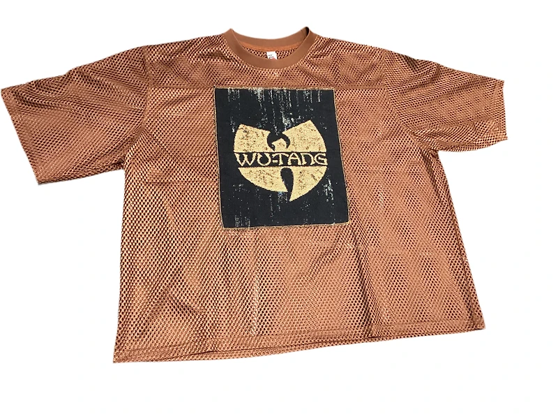 Angel gentle:Wu-Tang mesh tapestry top