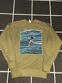 ANGEL GENTLE: TAPESTRY SWEATER- OLIVE