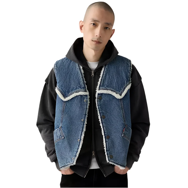 LEVIS: DENIM SHERPA VEST