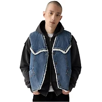 LEVIS: DENIM SHERPA VEST