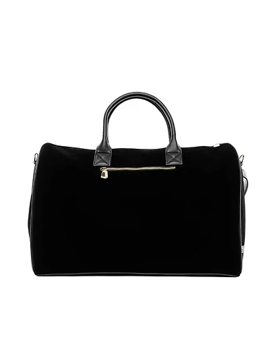 TOTE & CARRY: BLACK VELVET DUFFEL