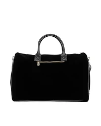 TOTE & CARRY: BLACK VELVET DUFFEL