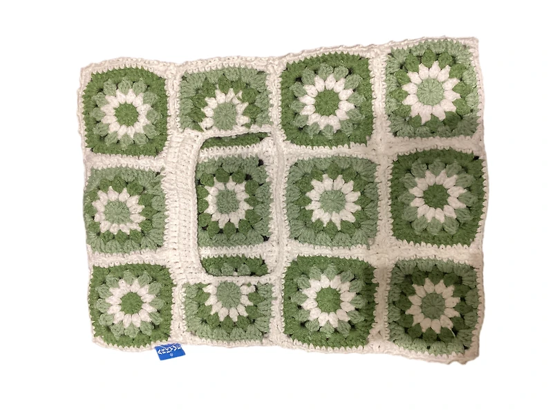 ARKYVE: GREEN CROCHET SKI-MASK
