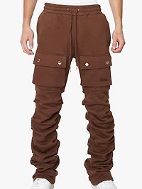 EPTM STACKED CARGO SWEATPANTS