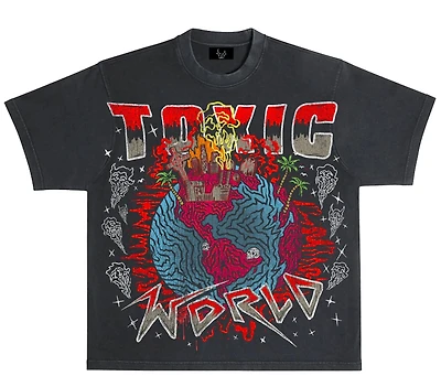 TOXICITY:  Toxic World Vintage Graphic Tee