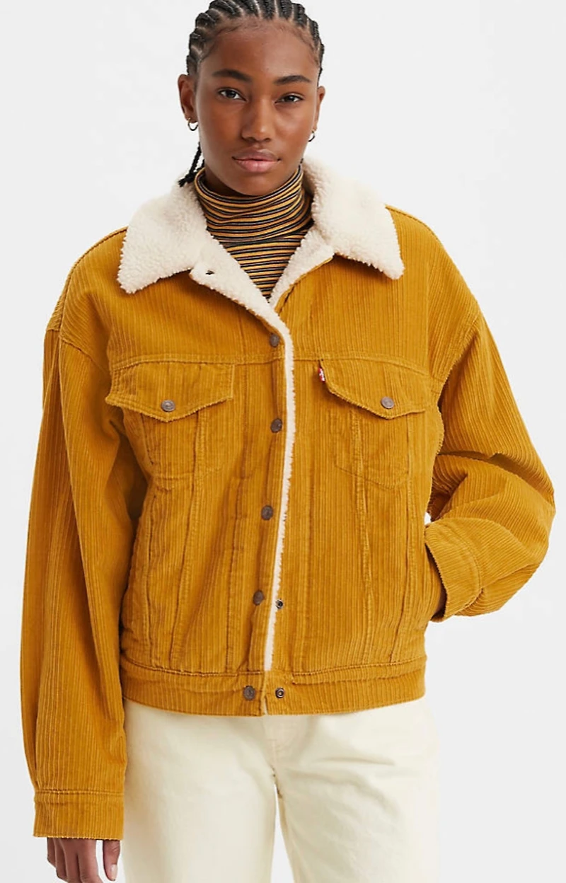 Levi's® Premium: 90’s SHERPA CORDUROY TRUCKER JACKET