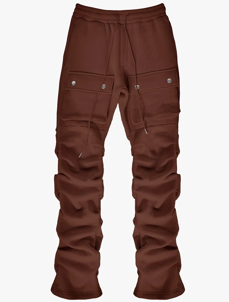 EPTM STACKED CARGO SWEATPANTS