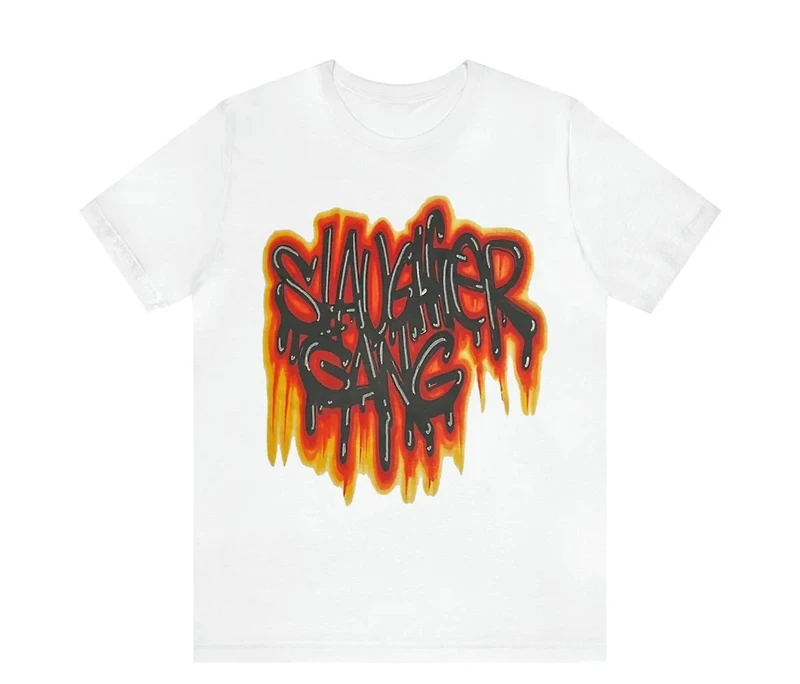DRAKE 21 SAVAGE SLAUGHTER GANG GRAFITTI TSHIRT