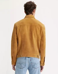 LEVIS PREMIUM: TAN SUEDE JACKET