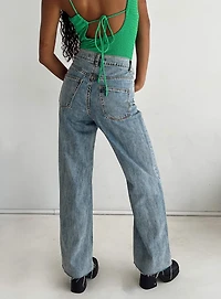 LIONESS: TRUE ROMANCE JEANS- DUKE BLUE