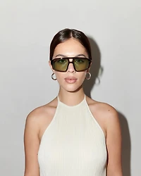 SZÂDE: SUNGLASSES Lars; espresso / matcha