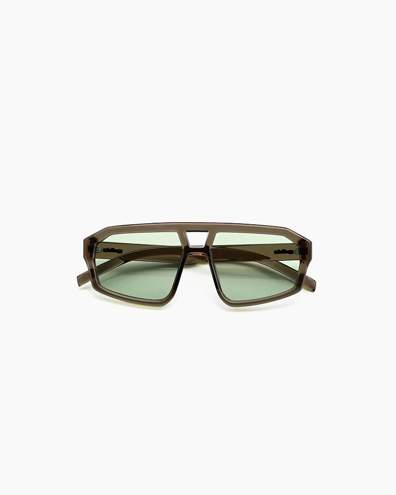 SZÂDE: SUNGLASSES Lars; espresso / matcha