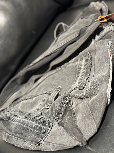 KNOTWTR: DENIM CROSSBODY BAG