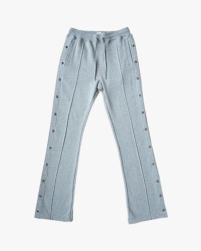 EPTM: FRENCH TERRY SNAP FLARED PANTS